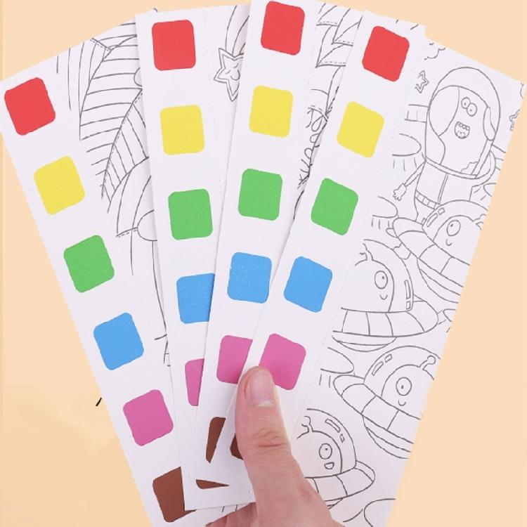 Educational Watercolor Drawing Diary Included Art Brush and Watercolor Paint For Kids Beginner Artists Outdoor Painting