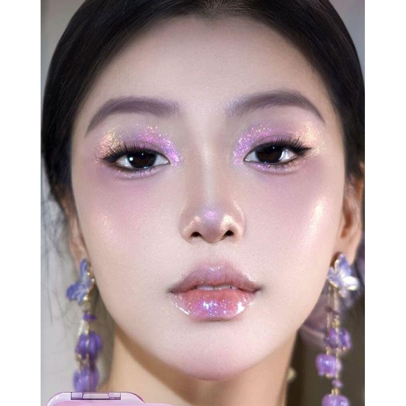GELLA'S - 4-Colors Chameleon Eyeshadow Palette - Roasted Taro Milk