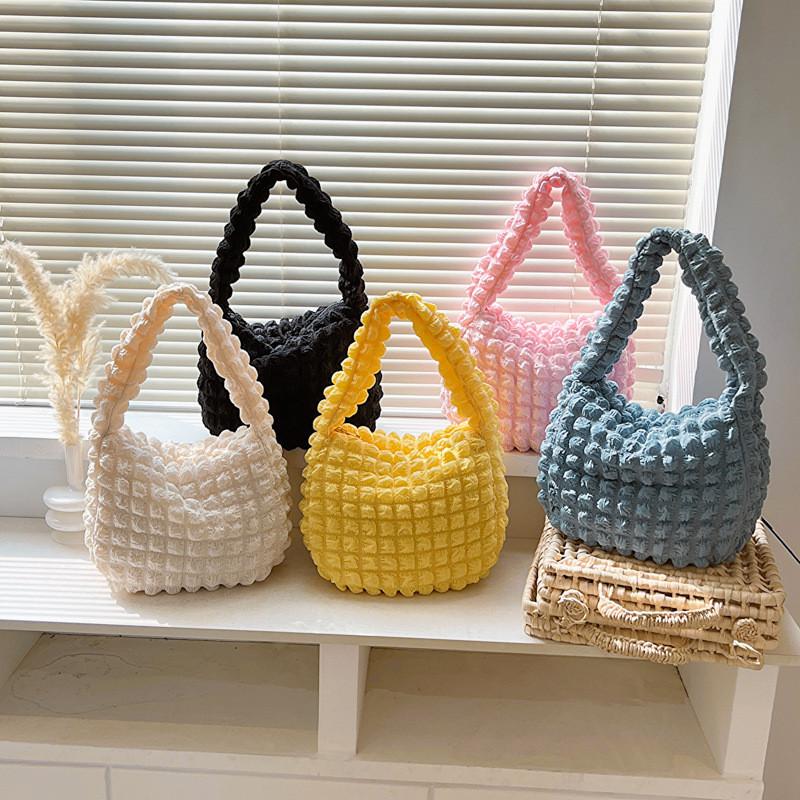 Bolsa Pequena Quadrada Chic Com Design Xadrez Moderno Para Uso Diário Em Várias Cores