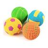 SCHITEC Dog Toy Ball with Sound [Set of 4, Baseball, Soccer, Volleyball, Basketball] Chew Toy, Toothpaste, Durable, Lack of Exercise, Stress Relief,