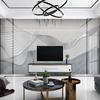 Individuelle Wandbildtapete Modern 3D Stereo Abstrakt Goldene Linien Fresko Wohnzimmer TV Sofa Schlafzimmer Hintergrundwand Papel De Parede