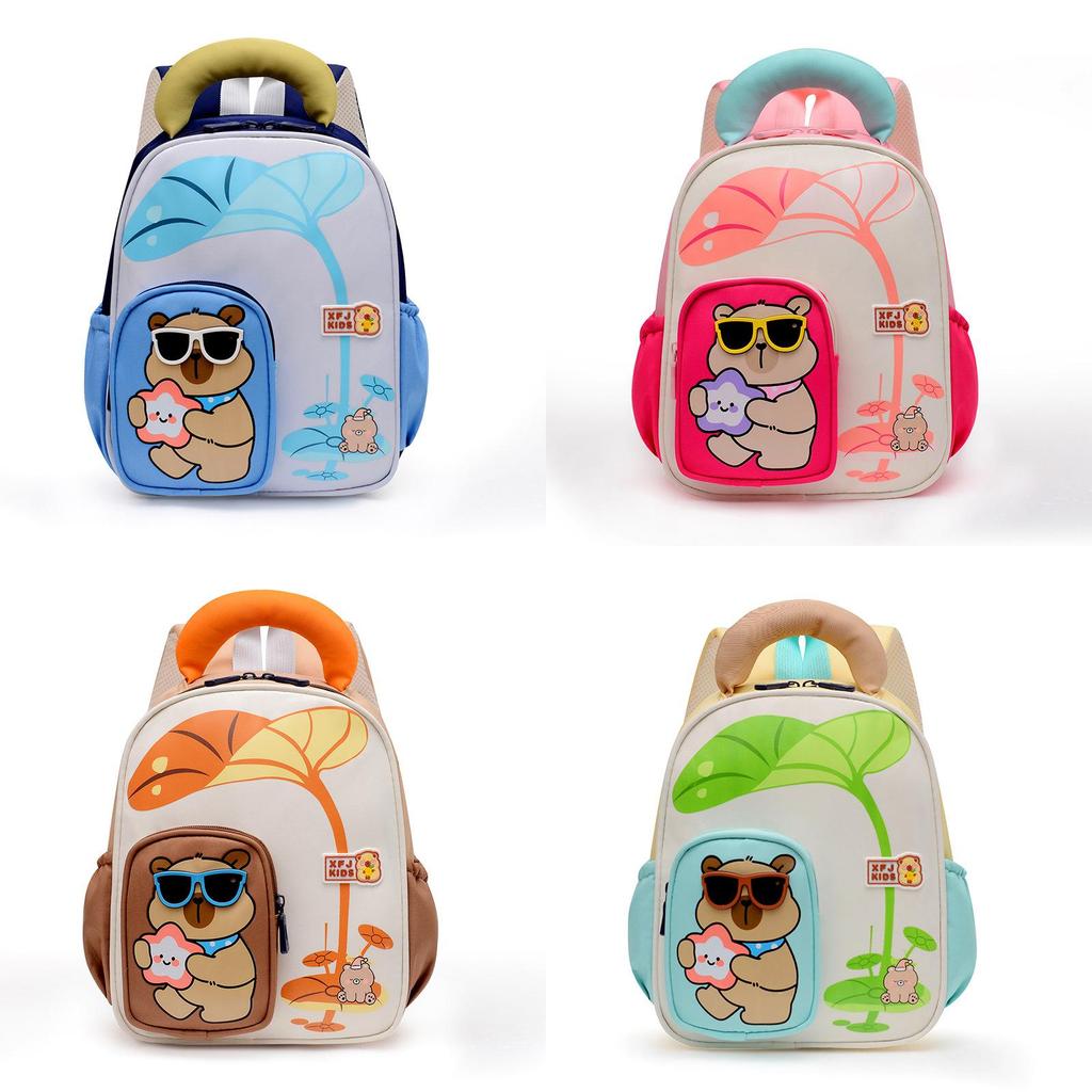 Kinder Cartoon Tier Rucksack Für Vorschulkinder Mit Atmungsaktivem Nylon Und Luftpolster Riemen Für Den Schulgebrauch