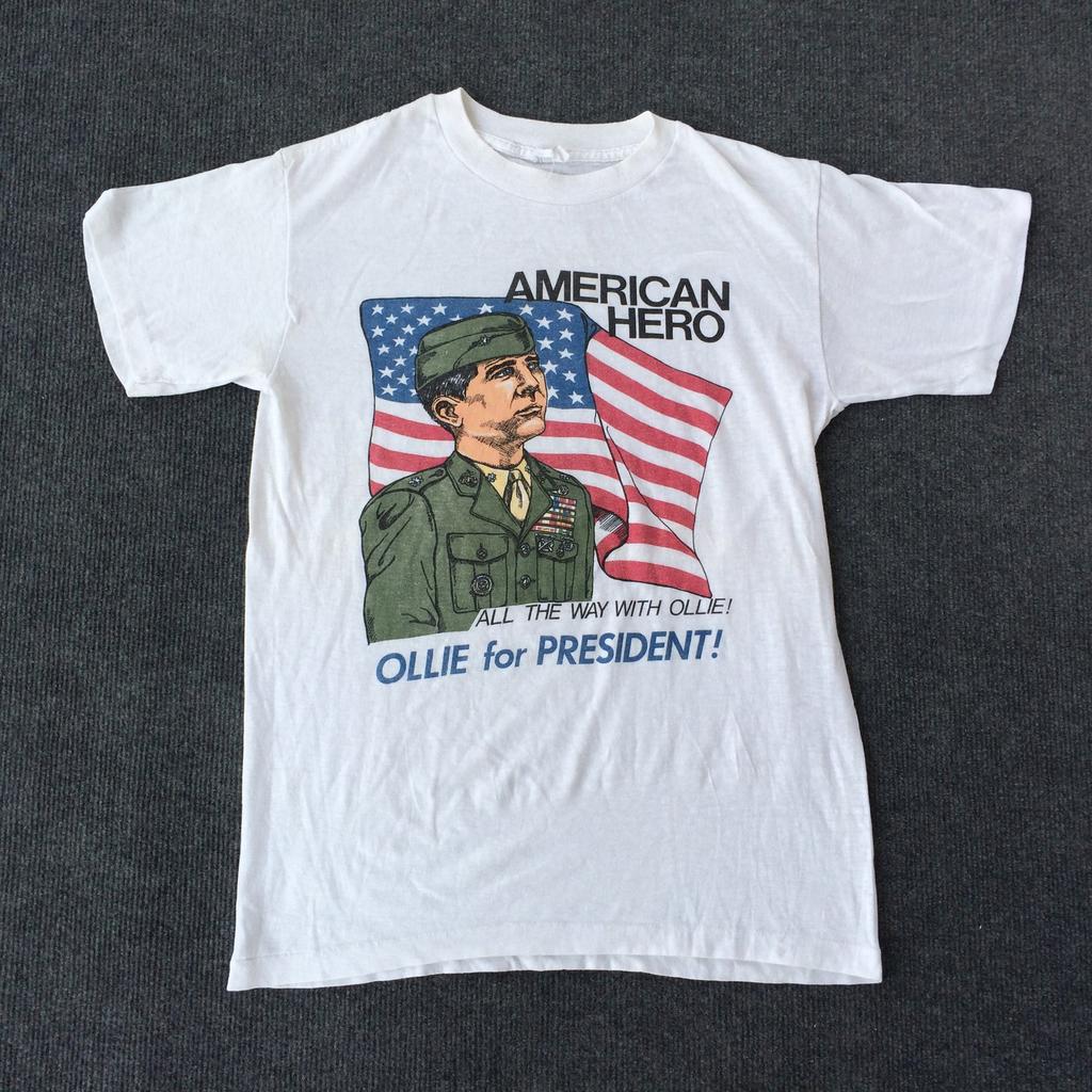 Vintage Ollie for President Ollie 80s Rare T shirt