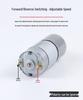 37mm 12/24V Mini DC Geared Motor with 545 Brushed Low-Speed Reducer