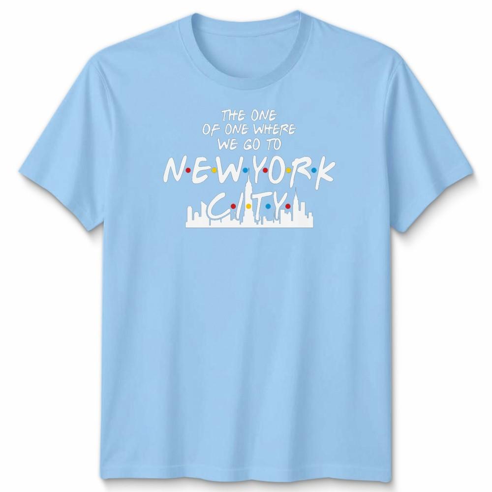 New York Unisex T Shirt The One Where We Go To New York Vintage Retro City S