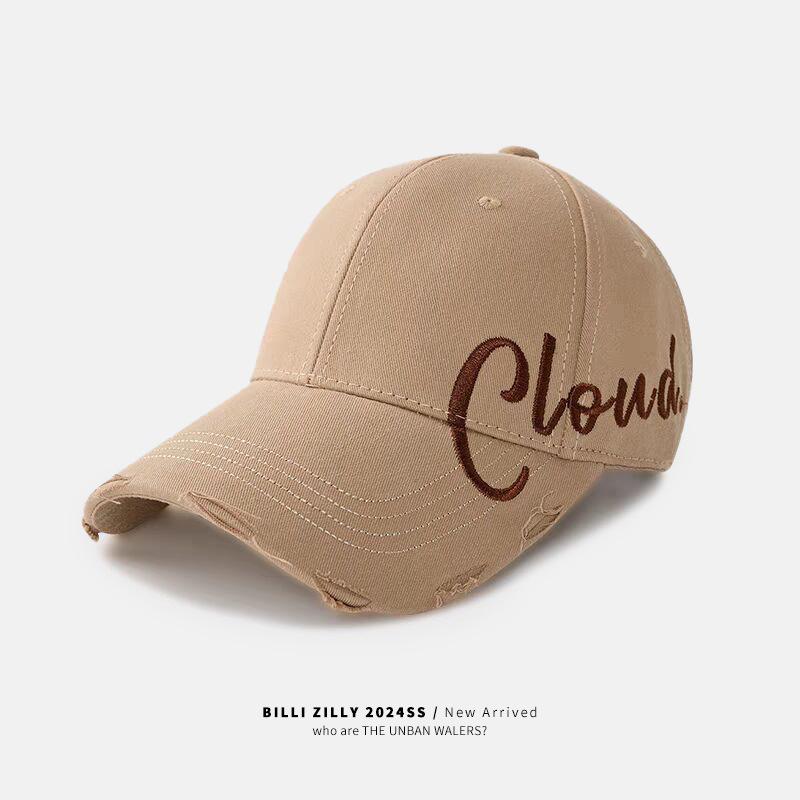Korean Style Summer Letter Embroidery Baseball Cap - Versatile and Casual for Men & Women