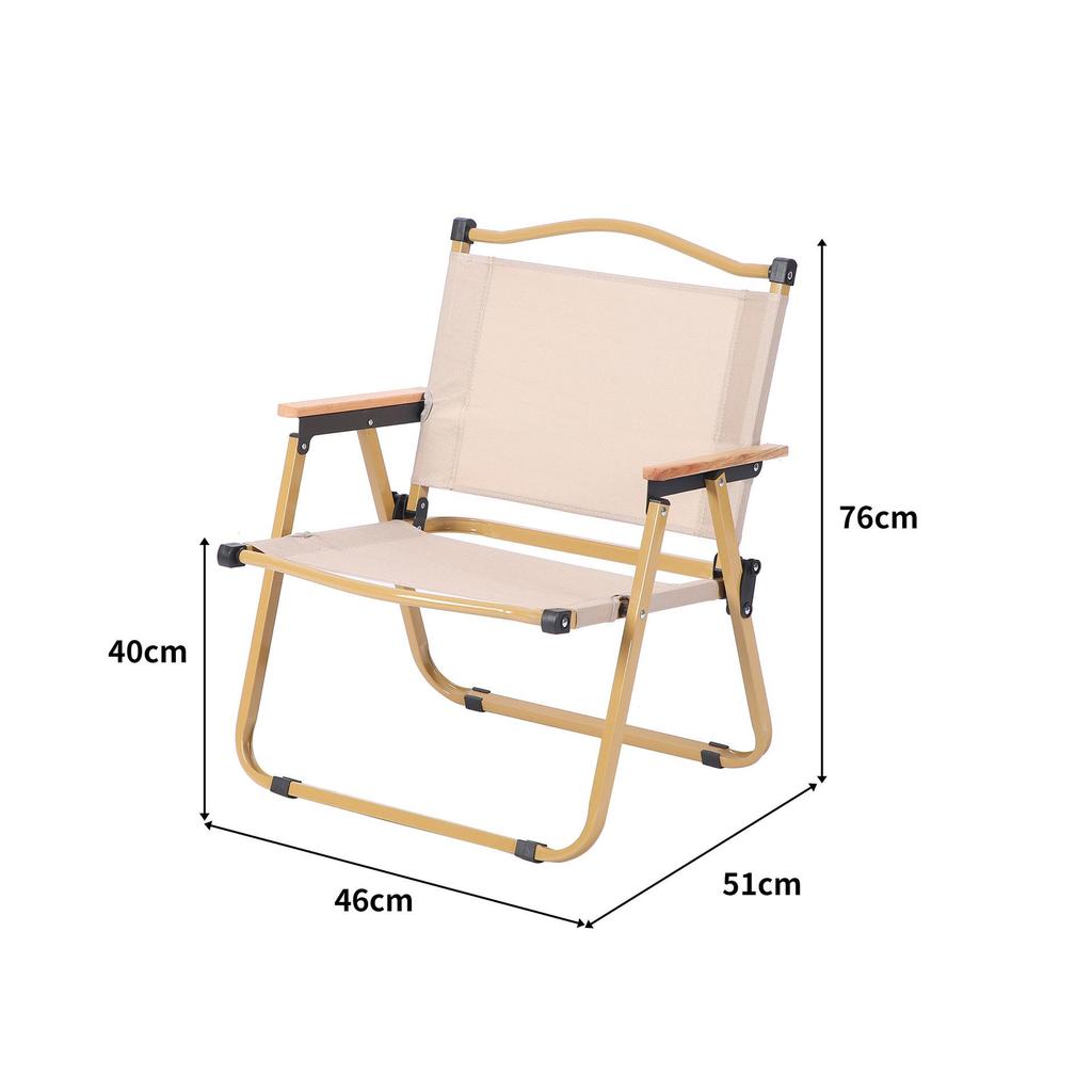Portable Folding Aluminum Camping Chair and Stool for Outdoors