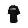 Nike Logo Print Sports Training Casual Round Neck Short Sleeve Drop Shoulder T-Shirt Women Tops Black FQ0366-010