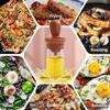 Measurable Seasoning Container Oil Bottle Kitchen Silicone Quantitative Outdoor with Brush Barbecue Spray Bottle Cooking Tools