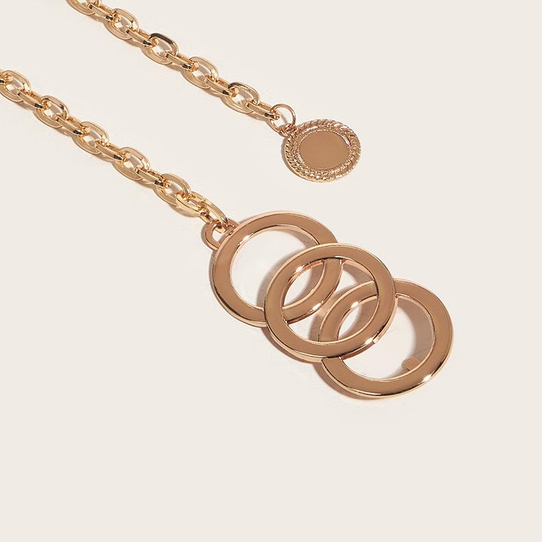 Atmospheric Metal Pendant Waist Chain Women'S Accessories Tide Spice Girl Body Chain Dress Belt Chain