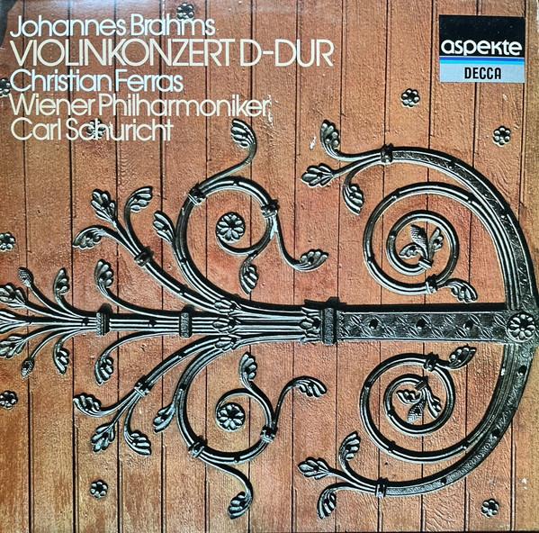 

LP Record JOHANNES BRAHMS CHRISTIAN FERRAS Violinkonzert DDur 642142AH Decca 1978 Germany Classical Used