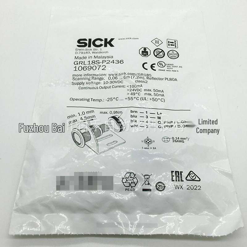 GRL18S-P2436 Больной ретрорефлекторный фотоэлектрический датчик-выключатель 1069072 - Новый запрос GRL18S-P2436