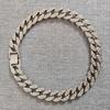 15mm Wide Diamond-Studded Cuban Choker for Pets - Gold Necklace for Cats & Dogs - Birthday Gift