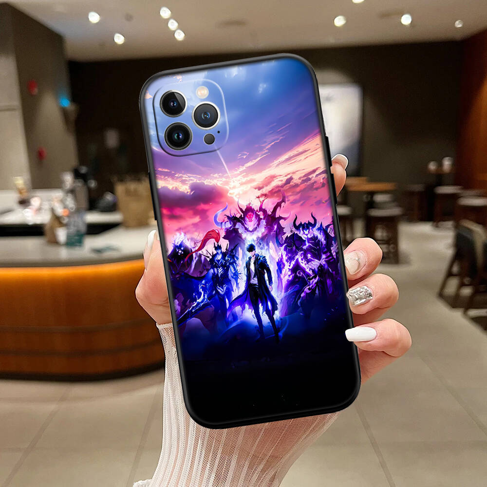 S-Solo L-leveling New Phone Case for iPhone 6 6s 7 8 11 12 13 14 15 16 17 16E XS Pro Max XR X SE Air