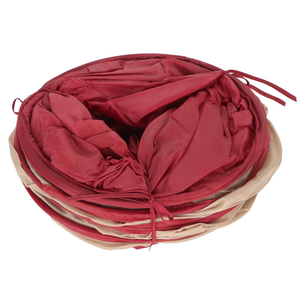 Collapsible Cat Tunnel Toy 2 Way Interactive Crinkle Activity Tunnel Cat Toy Cat Hideaway Tube for