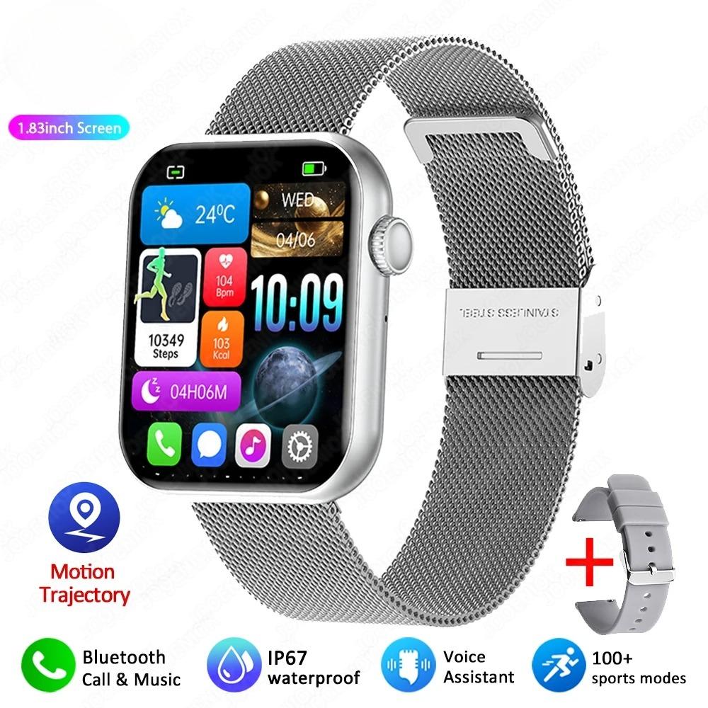 New Bluetooth Call Smart Watch Women Health Monitor Watch Customizable Dial Fitness Sports Waterproof Watch Men