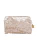 De Star Print Square Pouch for Women 8A42FJJ2100 Gold [Maison Fleur]
