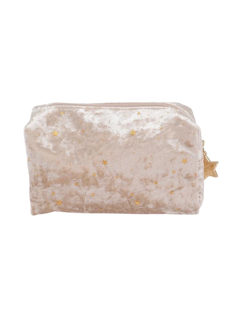 de Star Print Square Pouch for Women 8A42FJJ2100 Gold [Maison Fleur]