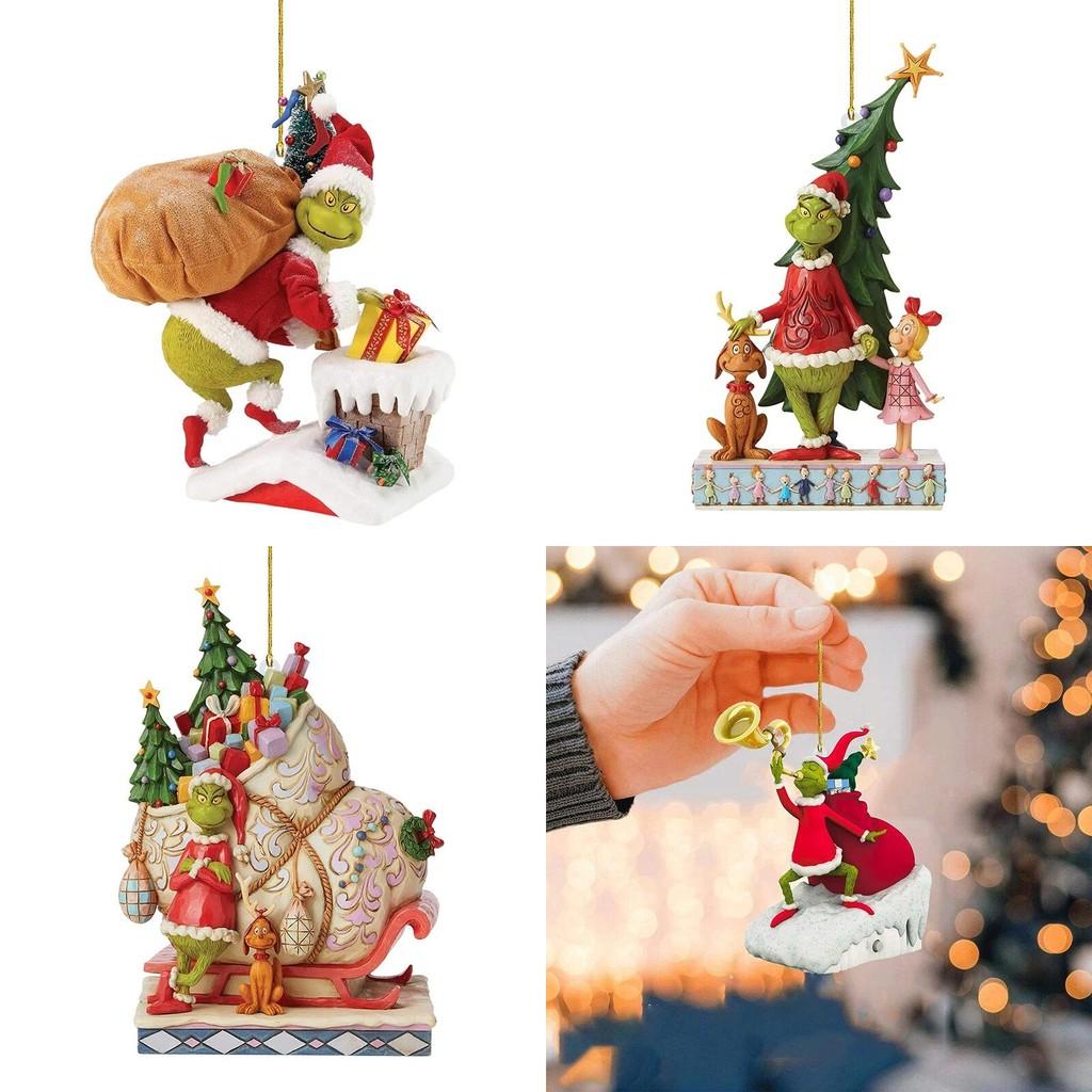 Grinch Christmas Trees Ornaments Xmas Home Decor Pendant Gift