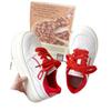 Nischen-Retro-Beige-Sneakers Damen Preppy-Stil Allround-Plateau-Plateauschuhe Lässige weiße Schuhe