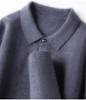 2025 Herren 100% Wolle Revers Pullover: Modische, Warme, Lässige Strickwaren für Herbst/Winter