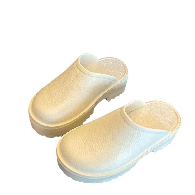 New non-slip heightening slippers women's four-season outer wear trendy fashion sandals bag head shoes