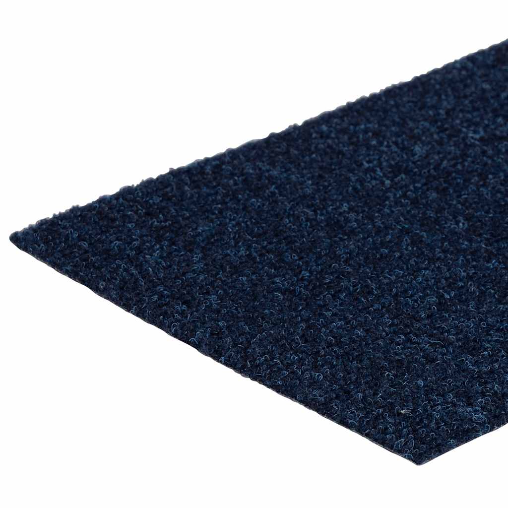 Self Adhesive Stair Treads 15 pcs 76 x 20 cm Navy Blue Rectangular