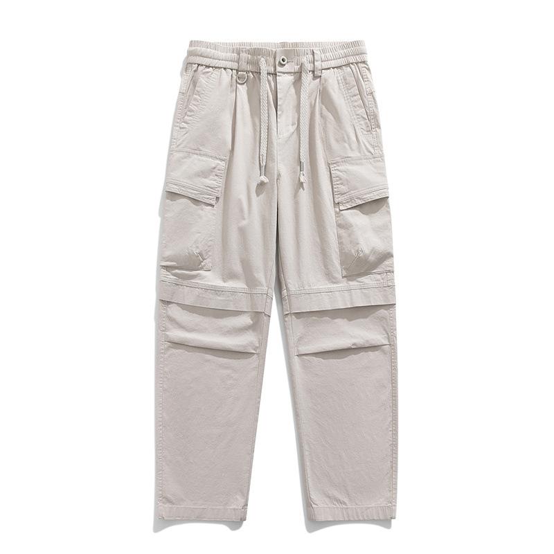 

Модные весенне-осенние, удобные повседневные и универсальные рабочие брюки, повседневные брюки, уличные брюки, универсальные из чистого хлопка 4XL
