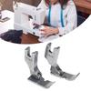 2Pcs Professional Single Side Alloy Steel Flatbed Presser Foot for Stitching Left OR Right Sewing Machine Accessories