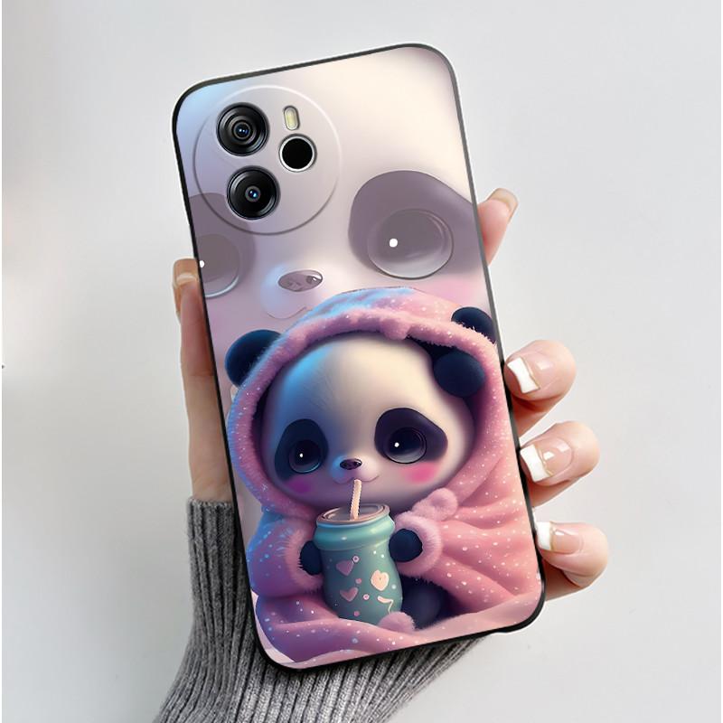 For Blackview Oscal Tiger 12 6.78" 2023 Blackview Shark 8 Back Phone Case Luxury Cute Love Rabbit Funny TPU Soft Silicone Cover