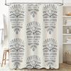 Rustic Western Shower Curtain Cow Skull Desert Landscape Farmhouse Bathroom Decor Vintage Country Home Decor Shower Curtain Set