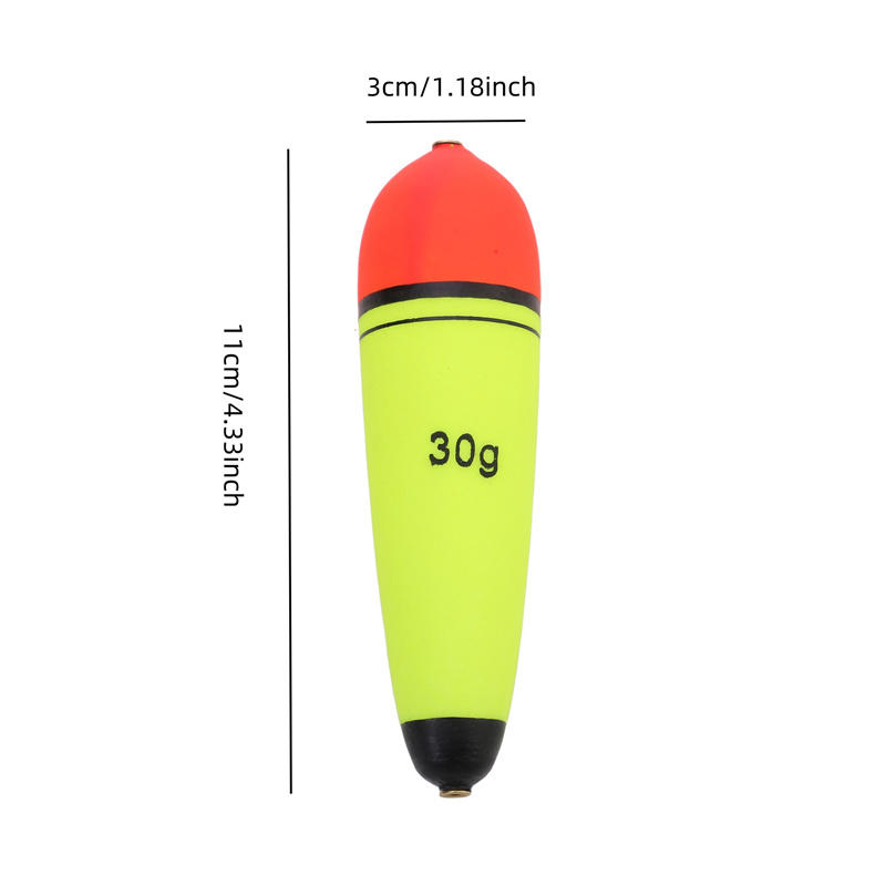 4pcs Slip Fishing Bobber Float Set EVA Foam Fishing Slider Floats Lightweight Slip Cork Fishing Accessories Tools Tackles