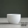 Yingqing Celadon Gongfu Tea Tasting Cup - White Porcelain with Logo