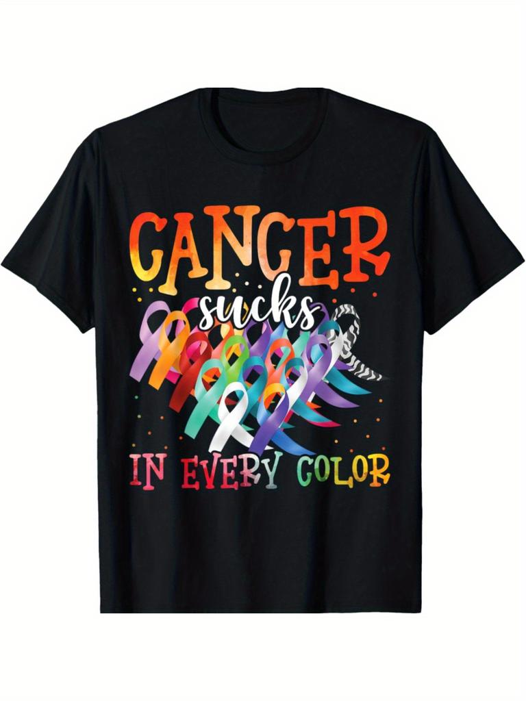 Battling Cancer Is Tough, No Matter The Hue - Support The Fight with This T-Shirt
