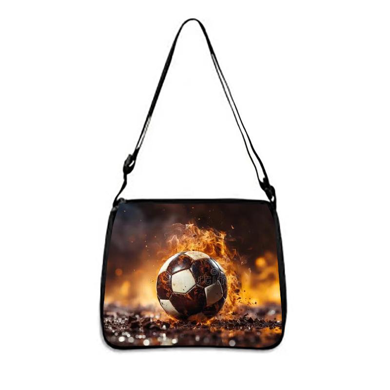 Kids World Cup Waterproof Crossbody Backpack - Durable, Large Capacity for School