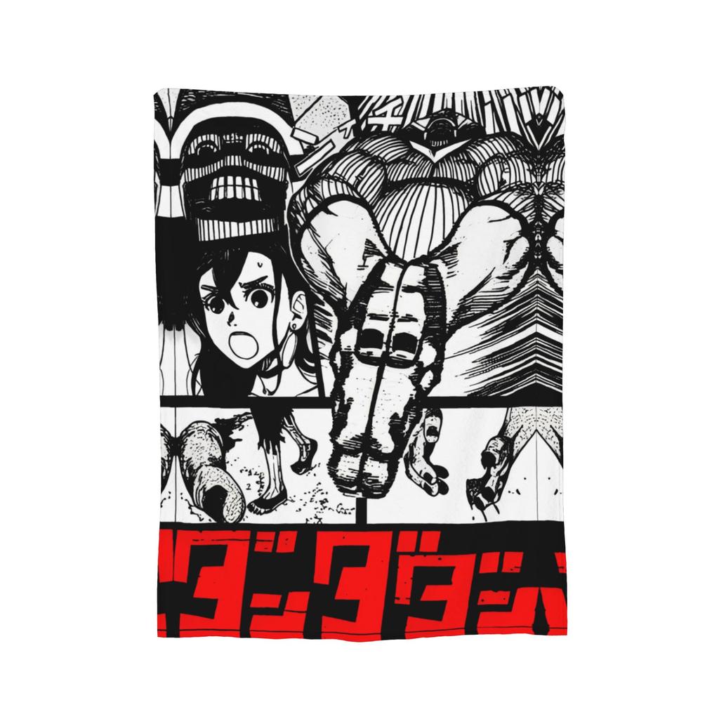 Dandadan Anime Blanket Cover Coral Fleece Plush Okarun Super Warm Throw Blanket for Bedding Couch Bedspread