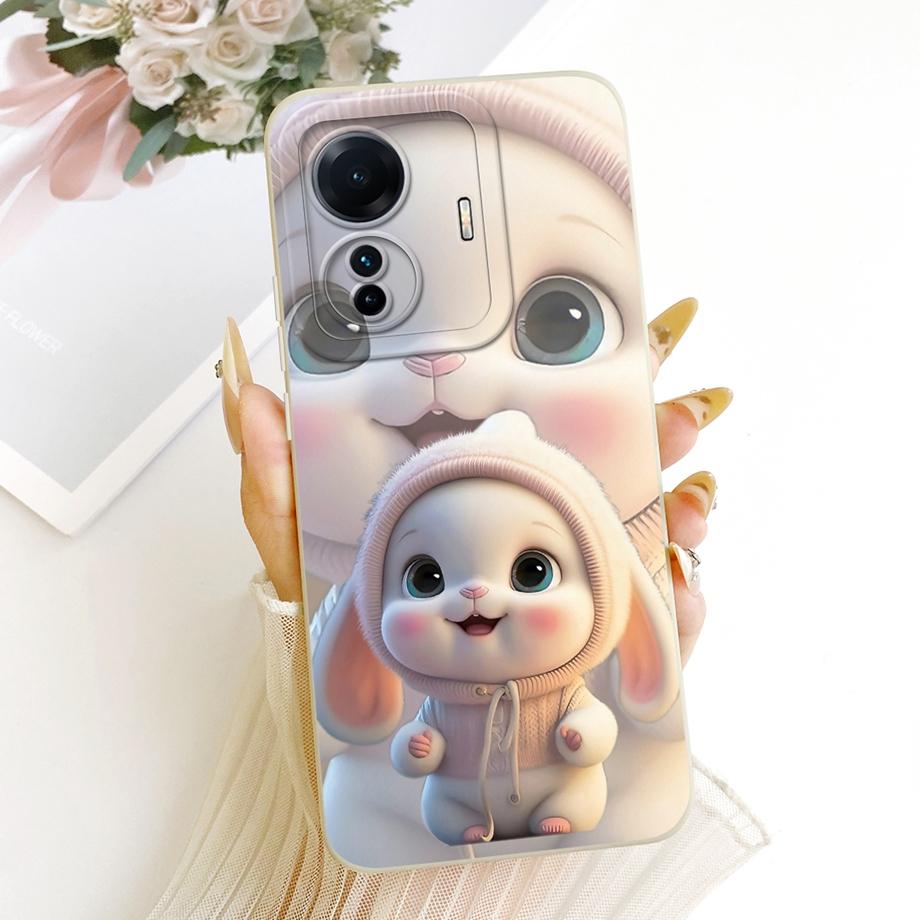 Cute Cartoon Black Cat Dragon Soft Silicone Case For Vivo T1 Pro IQOO Z6 Pro 5G Vivo S15e 5G Phone Shell Shockproof Cover Bumper