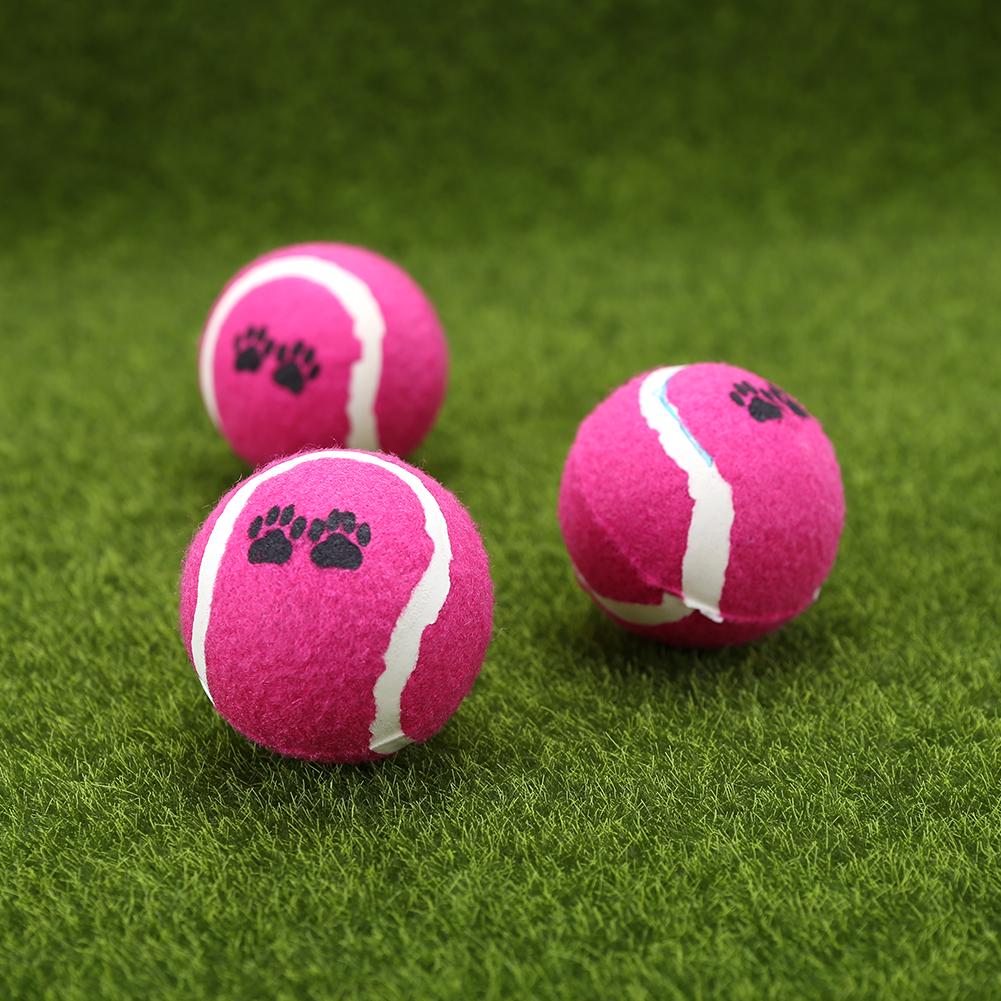 Buy 3pcs Colorful Pet Cat Rubber Balls Toys Play Rainbow Balls Pet Fun