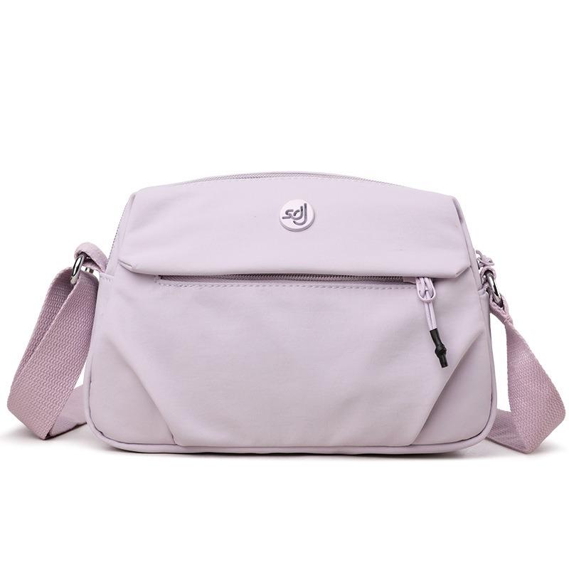 Summer New Fashion Women's Messenger Bag Multi-layer Shoulder Backpack Mobile Phone Bag Oxford Cloth Women's Nylon Bag