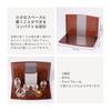 Inoriba Mini Buddhist Open Type of Natural Zelkova Assembled Altar, [Made Wood], Modern, Compact, (Brown)