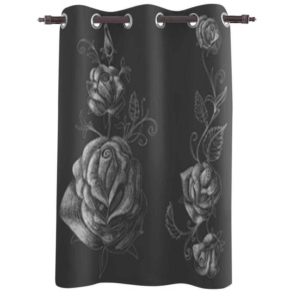 Paris Girl Love Landmark French Tower Window Curtains Curtains for Living Room Decorative Items Living Room