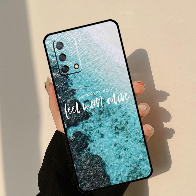 Love Summer Case For Oppo A18 A38 A58 A78 A98 A74 A94 A54 A15 A17 A57 A6 A5 Pro A16 A76 A96 A40 A60 A80