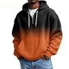 Mokaloha Men's Casual Solid Color  Zipper Long Sleeve Hooded Sweatshirt, Everyday Zipper Casual Long Sleeve T-Shirt