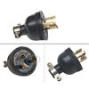 2KW Generatorstecker Anti-Locker-Stecker GX160 Anti-Abfall Drei-Pin-Stecker Amerikanischer Stecker 250V Generatorstecker Ersatzteil