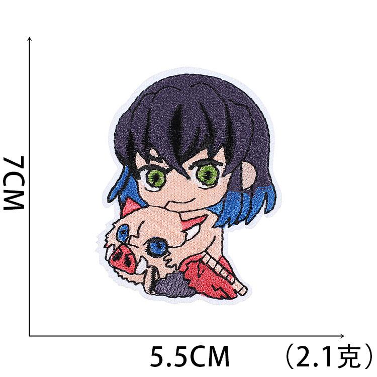 Computer Embroidery Label Cartoon Embroidery Cloth Sticker Animation Character Diy Decorative Patch Sticker Ironing Embroidery Chapter Boy