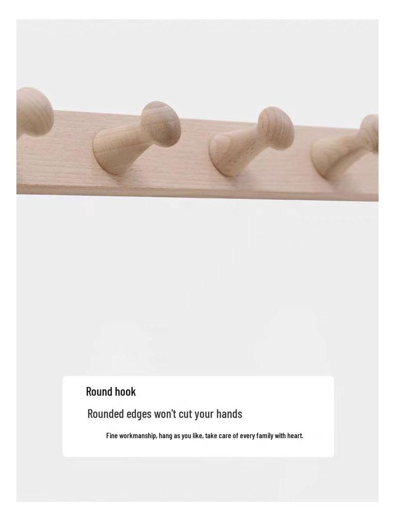 Beukenhouten Wandmontage Badkamer Kapstok