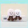 Plush Cotton Candy Keychain With Cute Animal Design For Kids Gifts