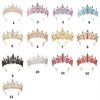 Luxurious Wedding Crowns Hairband with Rhinestones Decors Comfortable Styling Crownpiece For Bride And Reception Event