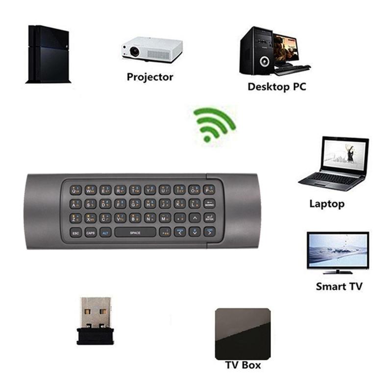 Double Mode 2.4G Air Mouses Wireless Keyboards With IR Learning And Voice Input For Tv Boxes Window Computer Mini Host