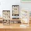 Large Capacity Minimalist Storage Rack, Maillard Slanted High Aesthetic Student Desktop Multifunctional Pen Holder